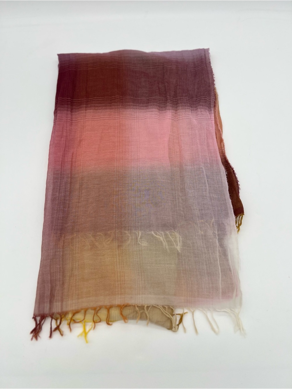 Italian Multicolor Scarf Women 6x2 Ft